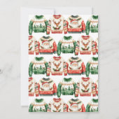 Das Weihnachtsgebäck wird bald zu einem üppigen Sw Einladung (Rückseite)