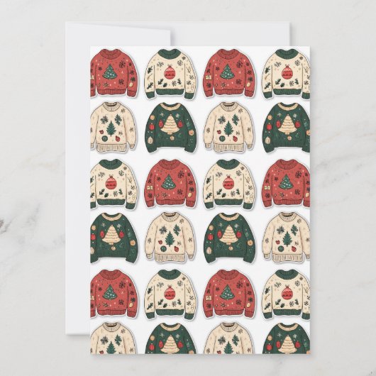 Das Weihnachtsgebäck wird bald zu einem üppigen Sw Einladung (Rückseite)