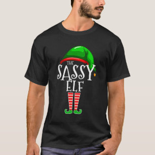 Das Weihnachtsgeschenk der Familie Sassy Elf T-Shirt