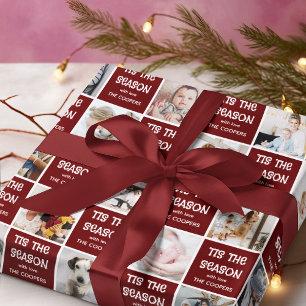 Das Weihnachtsgeschenk für den Spaß im Foto Geschenkpapier