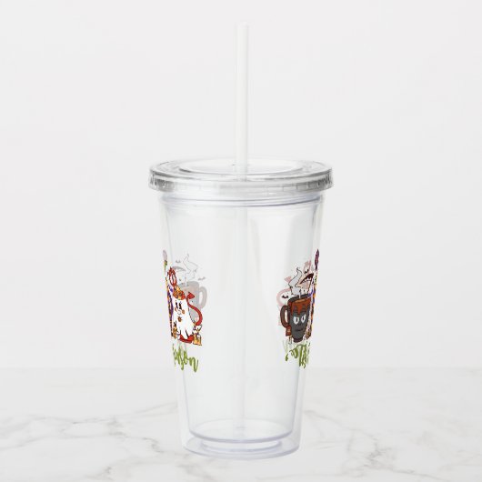 "Das Weihnachtskaffee Acryltrinkbecher (Rechts)