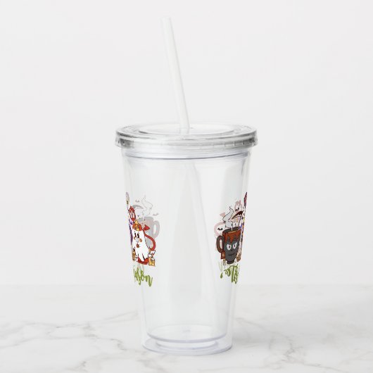 "Das Weihnachtskaffee Acryltrinkbecher (Links)