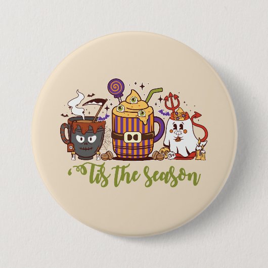 "Das Weihnachtskaffee Button (Vorderseite)