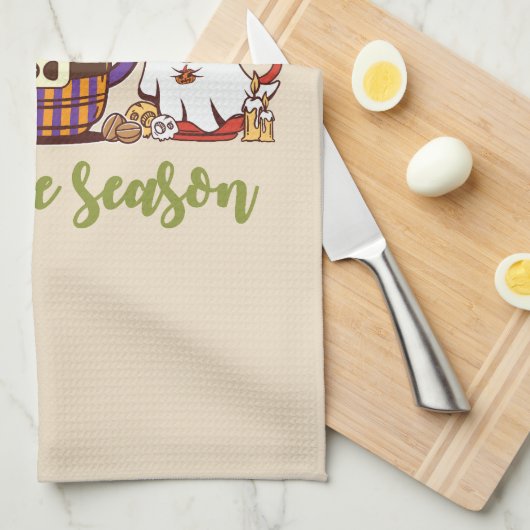 "Das Weihnachtskaffee Geschirrtuch (Viertel Falte)