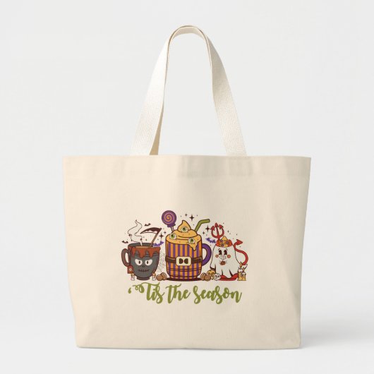 "Das Weihnachtskaffee Jumbo Stoffbeutel (Vorne)