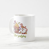 "Das Weihnachtskaffee Kaffeetasse (Vorderseite Links)