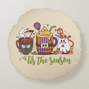 "Das Weihnachtskaffee Rundes Kissen