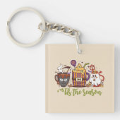 "Das Weihnachtskaffee Schlüsselanhänger (Vorderseite)