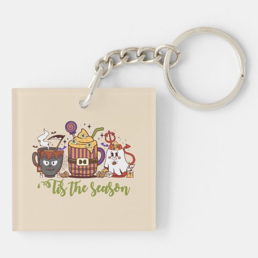 "Das Weihnachtskaffee Schlüsselanhänger (Rückseite)