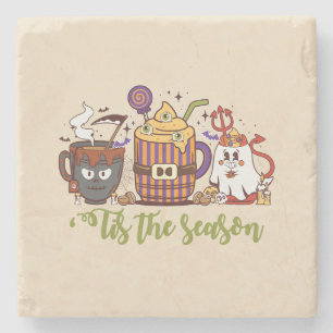 "Das Weihnachtskaffee Steinuntersetzer