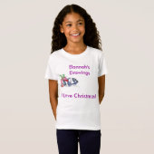 Das Weihnachtskaninchen T-Shirt (Vorne ganz)