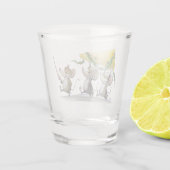 Das Weihnachtskäseglas Schnapsglas (Rückseite)