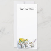 Das Weihnachtskäsehaus-Lesezeichen (Rückseite)