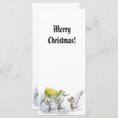 Das Weihnachtskäsehaus-Lesezeichen (Vorne/Hinten)