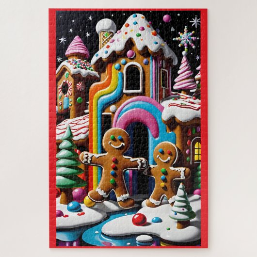 Das Weihnachtskekspaar Puzzle (Vertikal)