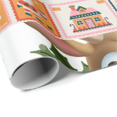 Das Weihnachtspapier des Neujahrs Geschenkpapier (Rolleneckpunkt)