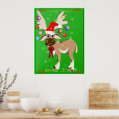 Das Weihnachtsposter der Reindeer Poster (Küche)
