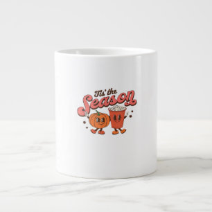 Das Weihnachtssaison Retro Halloween Party Vintag Jumbo-Tasse
