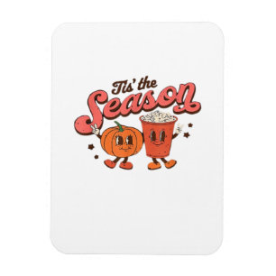 Das Weihnachtssaison Retro Halloween Party Vintag Magnet