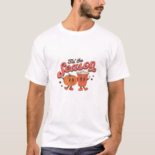Das Weihnachtssaison Retro Halloween Party Vintag T-Shirt
