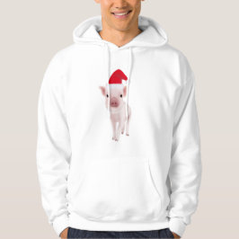 Das Weihnachtsschwein-Sweatshirt Hoodie