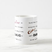 Das Wein/Kaffeeserenity-Gebet - Tasse (Mittel)