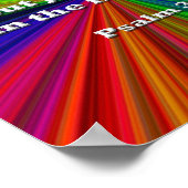 Das Weinen kann eine Nacht lang andauern. . . Poster (Ecke)