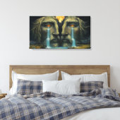 Das weinende Bifurkat Leinwanddruck (Insitu (Schlafzimmer))