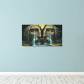 Das weinende Bifurkat Leinwanddruck (Insitu (Holzboden))