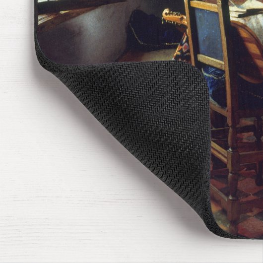 Das Weinglas Jan Vermeer Mousepad (Ecke)