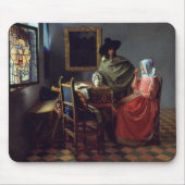 Das Weinglas Jan Vermeer Mousepad (Vorne)