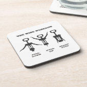 Das Weintraining Getränkeuntersetzer (Linke Seite)