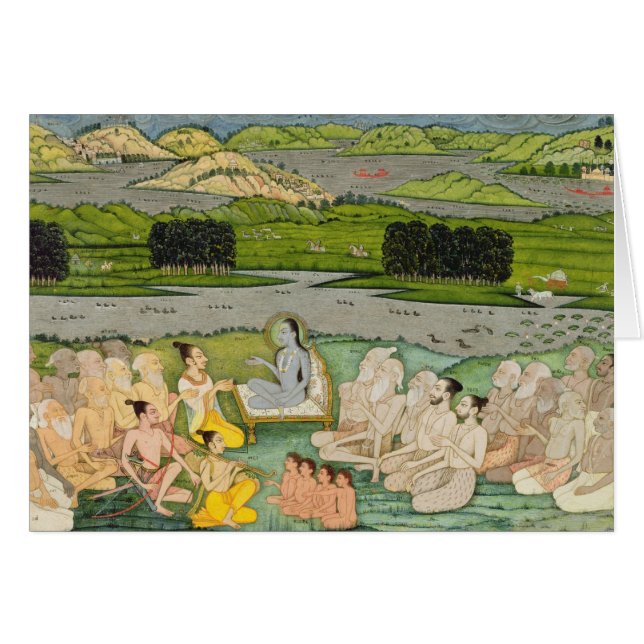 Das weise Shuku Deva, das zu König Parikshit u. a (Vorderseite (Horizontal))
