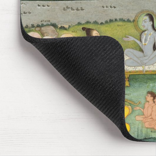 Das weise Shuku Deva, das zu König Parikshit u. a Mousepad (Ecke)