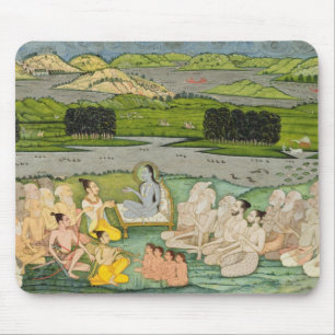 Das weise Shuku Deva, das zu König Parikshit u. a Mousepad