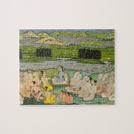 Das weise Shuku Deva, das zu König Parikshit u. a Puzzle (Horizontal)