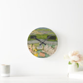 Das weise Shuku Deva, das zu König Parikshit u. a Runde Wanduhr (Zuhause)