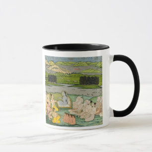 Das weise Shuku Deva, das zu König Parikshit u. a Tasse