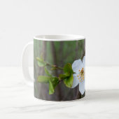 Das Weiß des Frühlings Kaffeetasse (Vorderseite Links)