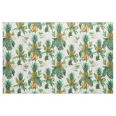 Das weiße Ananas-Paradies-Muster Stoff (Fat Quarter (45,7 x 55,9 cm))