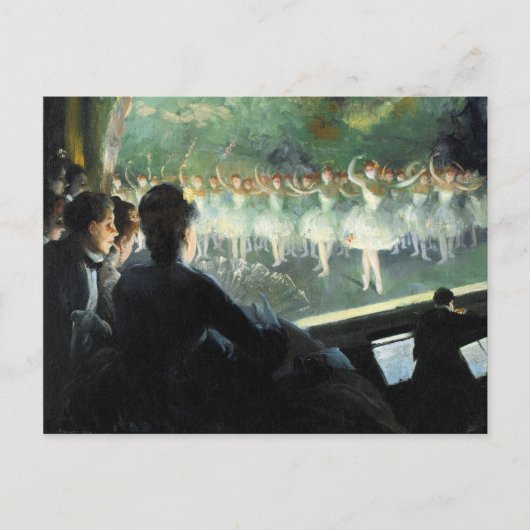 Das weiße Ballett Postkarte (Vorderseite)