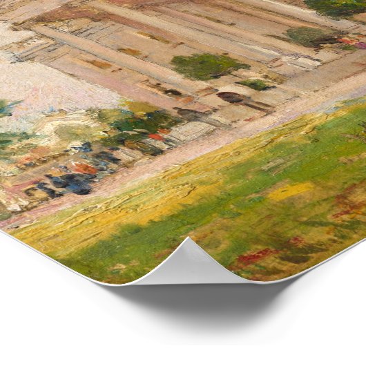 Das Weiße Haus | Colin Campbell Cooper Poster (Ecke)