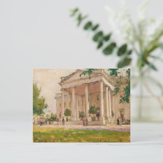 Das Weiße Haus | Colin Campbell Cooper Postkarte (Stehend Vorderseite)