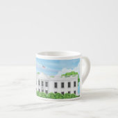 Das Weiße Haus Espressotasse (Vorderseite Rechts)