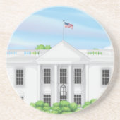 Das Weiße Haus Getränkeuntersetzer (Vorne)