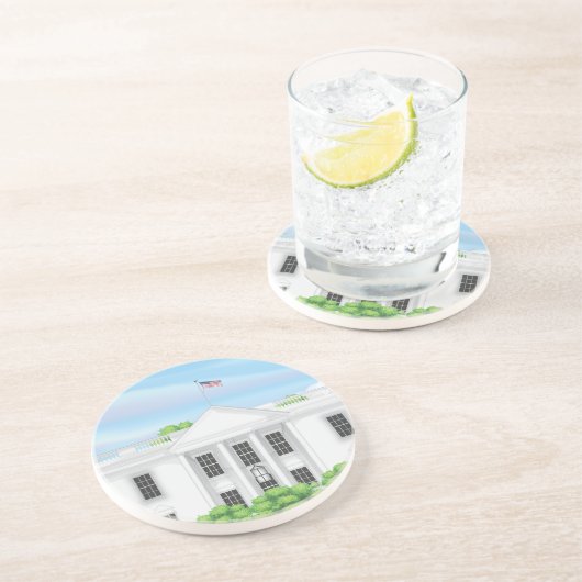 Das Weiße Haus Getränkeuntersetzer (Seite)