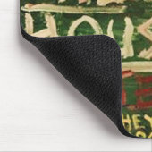 DAS WEISSE HAUS HAT LISTENZ MOUSEPAD (Ecke)