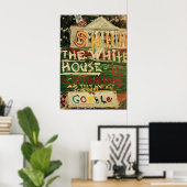 DAS WEISSE HAUS HAT LISTENZ POSTER (Heimbüro)