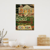 DAS WEISSE HAUS HAT LISTENZ POSTER (Küche)
