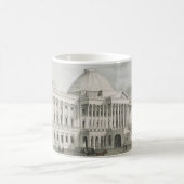 Das Weiße Haus, Hauptstadt in Washington Lithograp Kaffeetasse (Mittel)